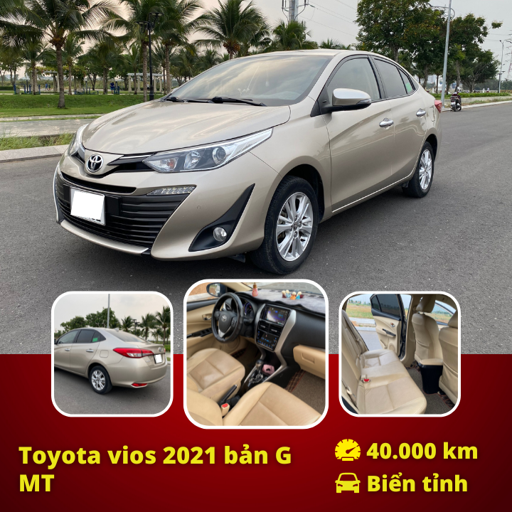 Toyota Vios 2021  mua bán xe Vios 2021 cũ giá rẻ 052023  Bonbanhcom