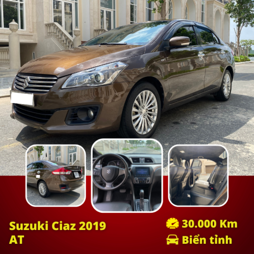 Suzuki Ciaz 2019 Nâu đất