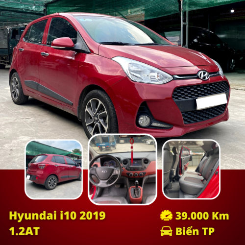 Hyundai I10 2019 đỏ