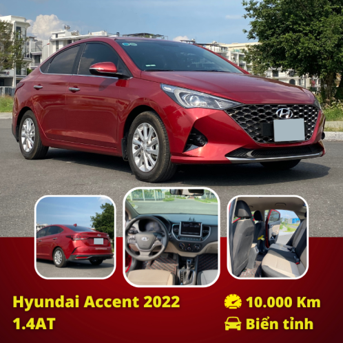 Hyundai Accent 2022 đỏ